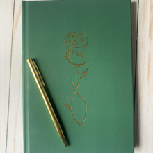 Load image into Gallery viewer, Pre-Order Rose Reading Journal Hardcover